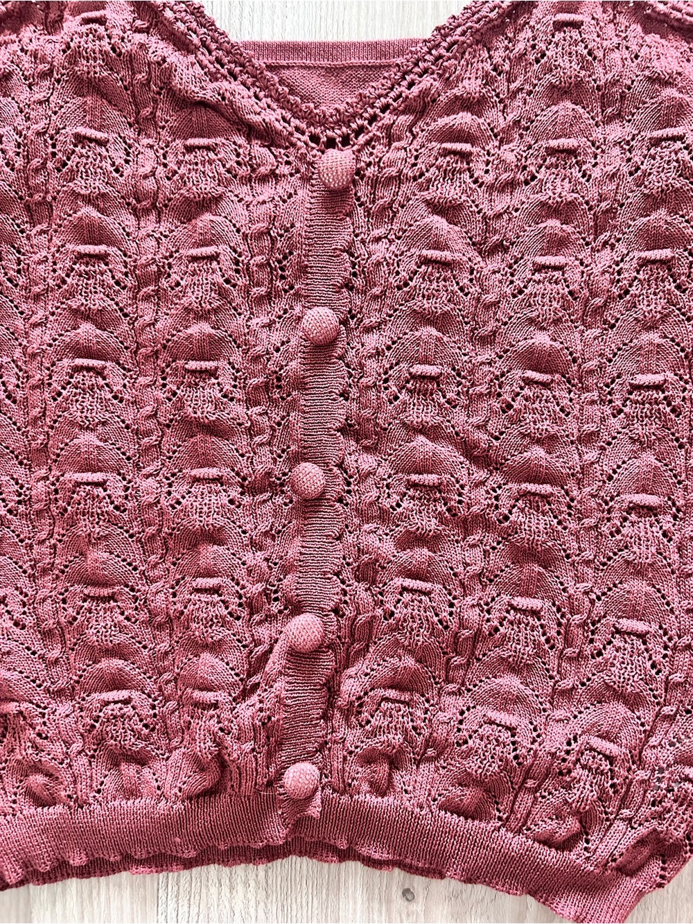 2 for 10$ ☀️ NWOT vintage style knit pink tank - Picture 4 of 13